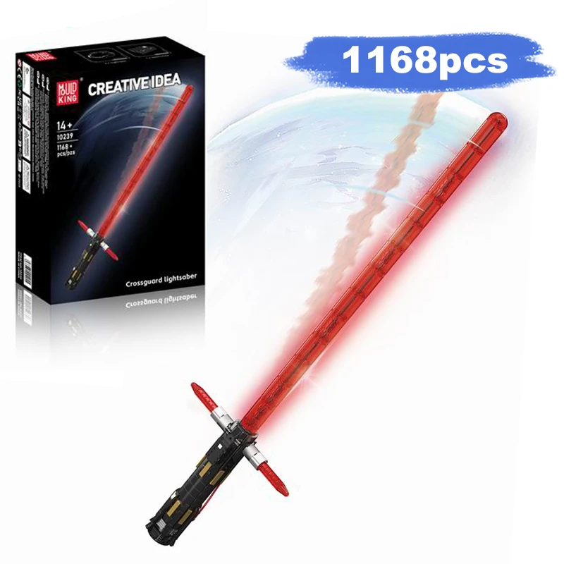 

MOULD KING 10239 Lightsaber 1168pcs Building Block Model for Collectors Kids Christmas Gift