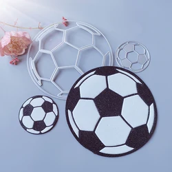 New and beautiful 2 types of football cutting dies scrapbook decoration embossed photo album decoration card making DIY crafts