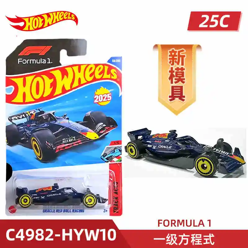 

Hot Wheels 2025 C Case F1 Oracle Red Bull Racing Porsche 911 GT3 Mercedes-Benz 500 E 1:64 Scale Auto Model Car Toy for Boys