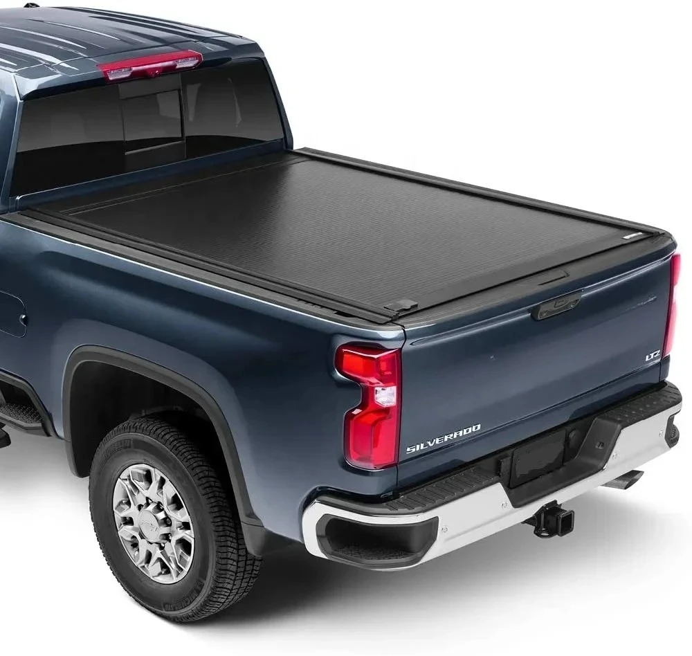 

Aluminium Roller Lid Shutter Pickup Truck Top Retractable Roll Up Tonneau Cover For Revo l200