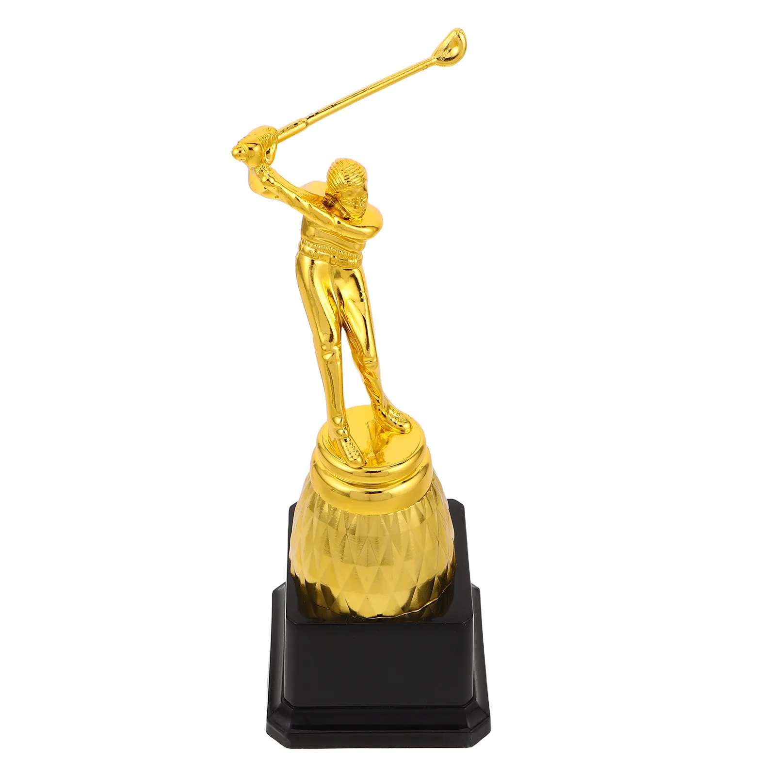 

Gold Plastic Snooker Trophy 3D Pool Player Statue for Billiard Competition Tournament Award Party Billard Party Decorations