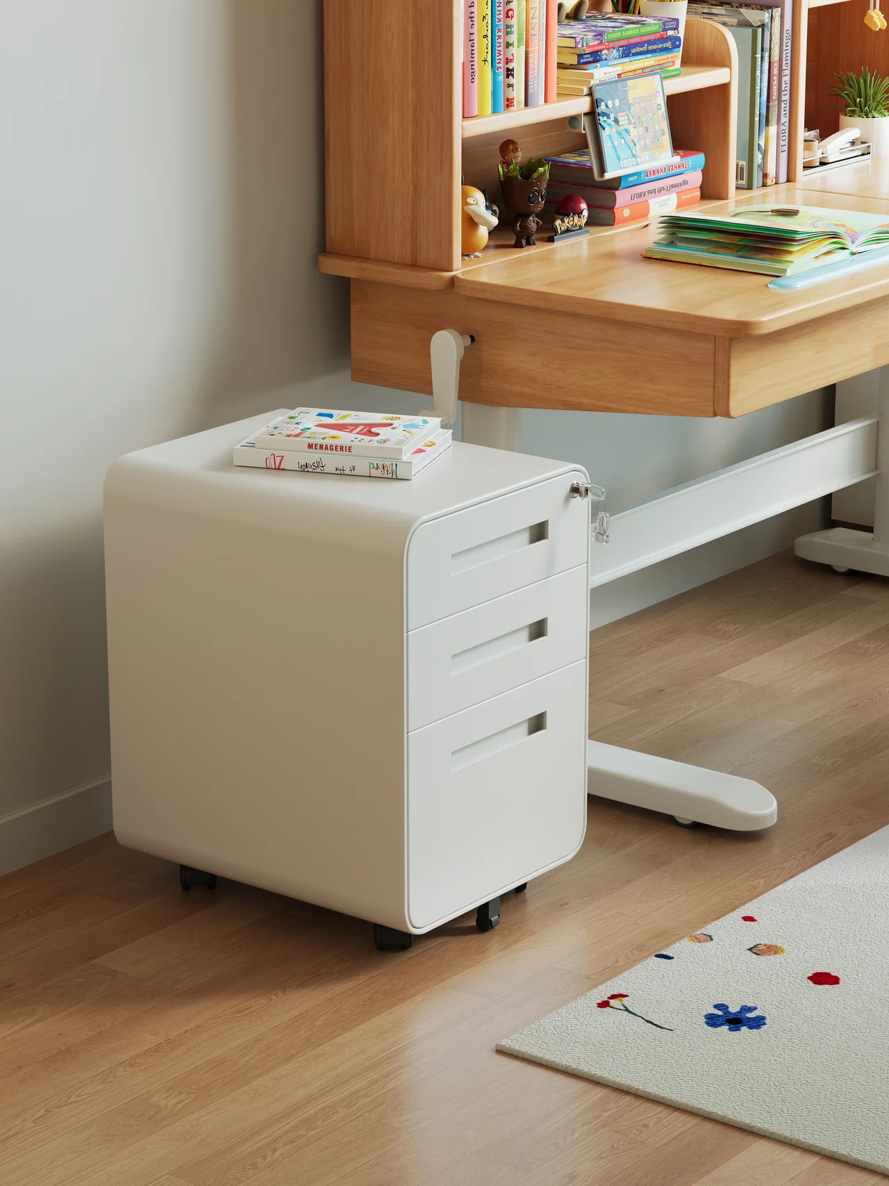 ¥%ตู้เก็บของเคลื่อนที่ 3 ลิ้นช - Drawer Pedestal Cabinet บทวิจารณ์และราคา