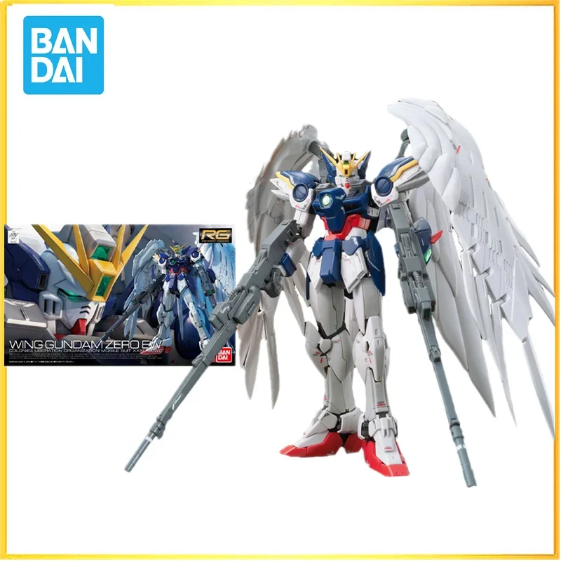 

Bandai оригинальный GUNDAM аниме RG 1/144 WING GUNDAM ZERO EW фигурка игрушки Коллекционная модель украшения подарки для детей