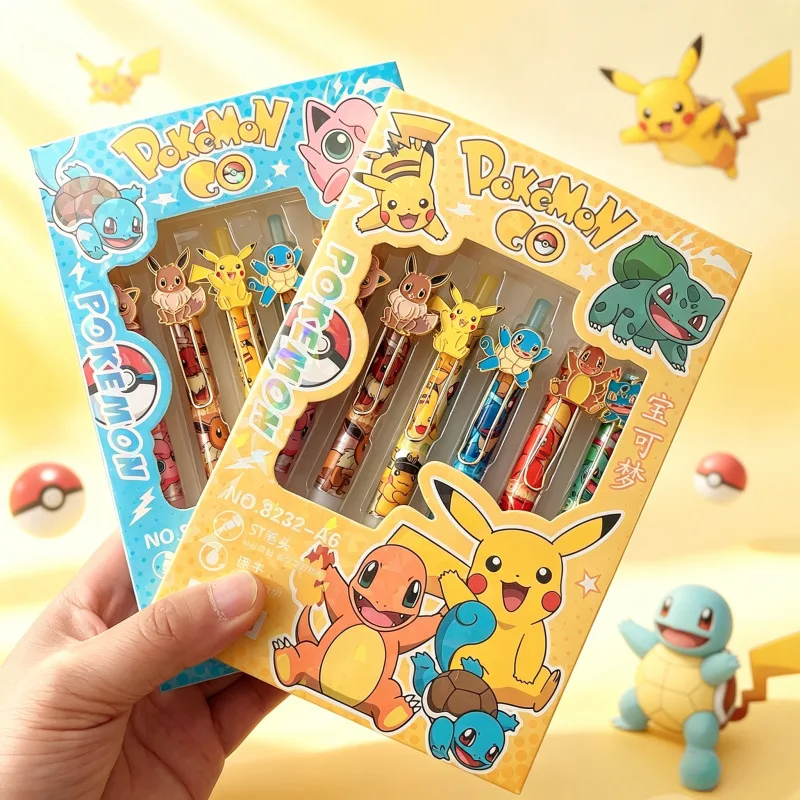 Image of Pokémon Gelstift. Schnelltrocknender Klickstift, perfekt für Schule und Büro. Ideal als Geschenk zum Schulanfang oder als Lehrerbelohnung.