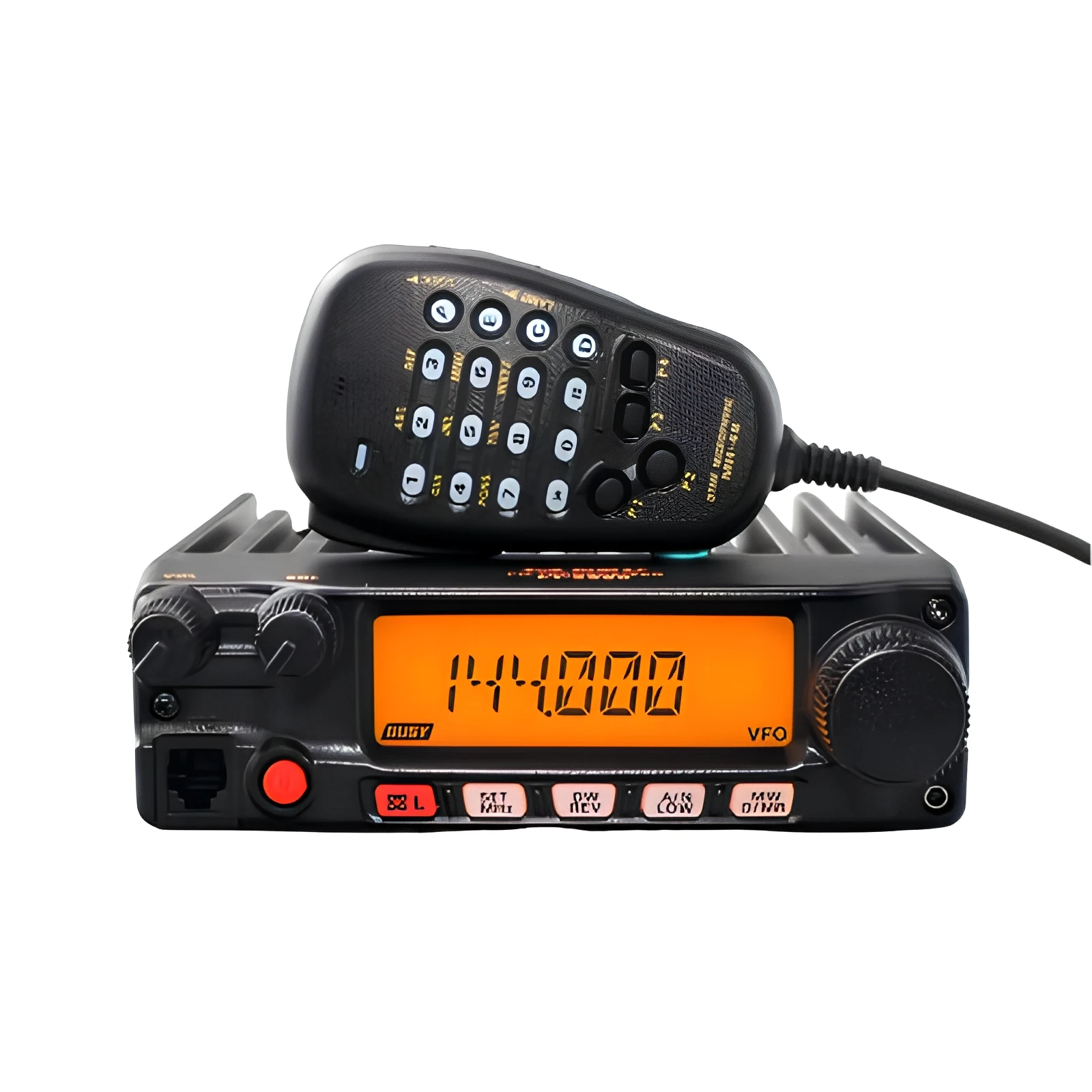 Yaesu/OEM FT-2980R VHF High Power Mobile Car 80W Heavy-duty 144MHz FM Transceiver 0-50km Range Walkie Talkie 2500-3000mAh IPX6