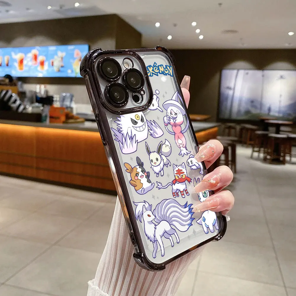 Sylveons Eevees Gengars Anime P-Pokemons Case For Xiaomi 17T Pro 15T 14T 15 14 Poco F7 F8 Ultra M7 M8 X6 X7 X8 Pro Max 5G Cover view 2