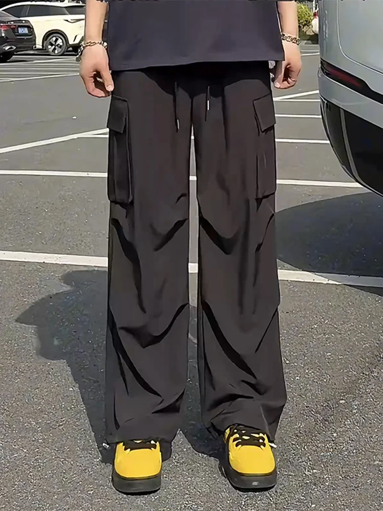 

Bla Nylon Qui Dry Спецодежда Брюки Мужские летние тонкие прямые брюки Американские функциональные брюки-ветровки