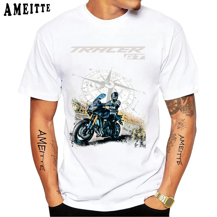 MT 07 Splash FZ 07 And Super Tenere 1200 Moto Rider Tshirt Men Legend GS Adventure Motorcycle T-Shirt Hip Hop Boy Casual Tees