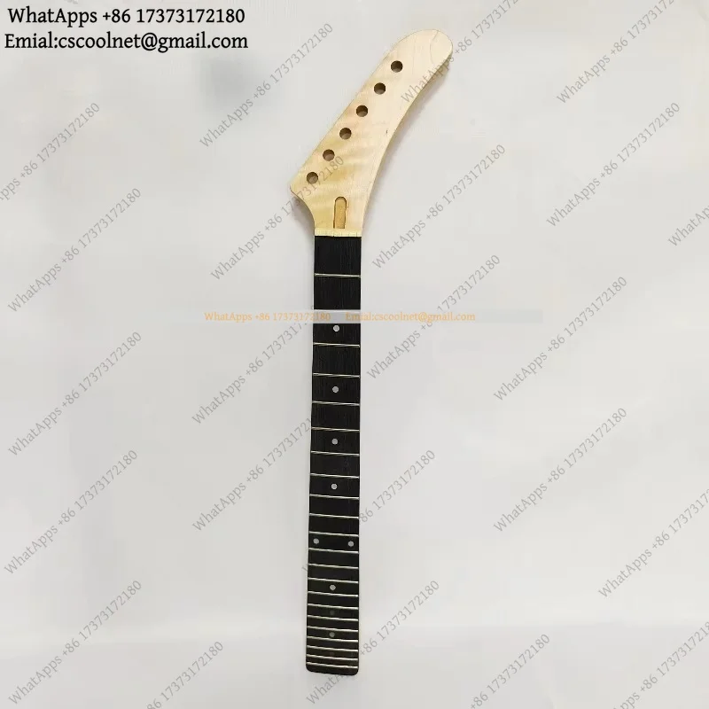 JS02 T-Shaped Banana Head Electric Guitar 6-String 22-Fret Rosewood Fretboard Canadian Maple Matte Finish
