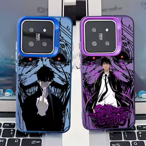 Anime Solos Levelings For Xiaomi 15T 14 14T 13 13T 12 12T 11 Pro POCO X7 X6 X5 X3 F6 F5 NFC Cover Funda Soft Colorful Phone Case