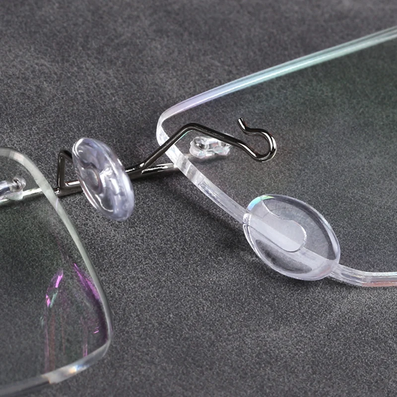 COLOUR_MAX Push in Eyeglass Nose Pads 5 par zatrzasków w okularach Nose Piece Miękkie silikonowe nakładki na nos Antypoślizgowa osłona nosa — zdjęcie 5