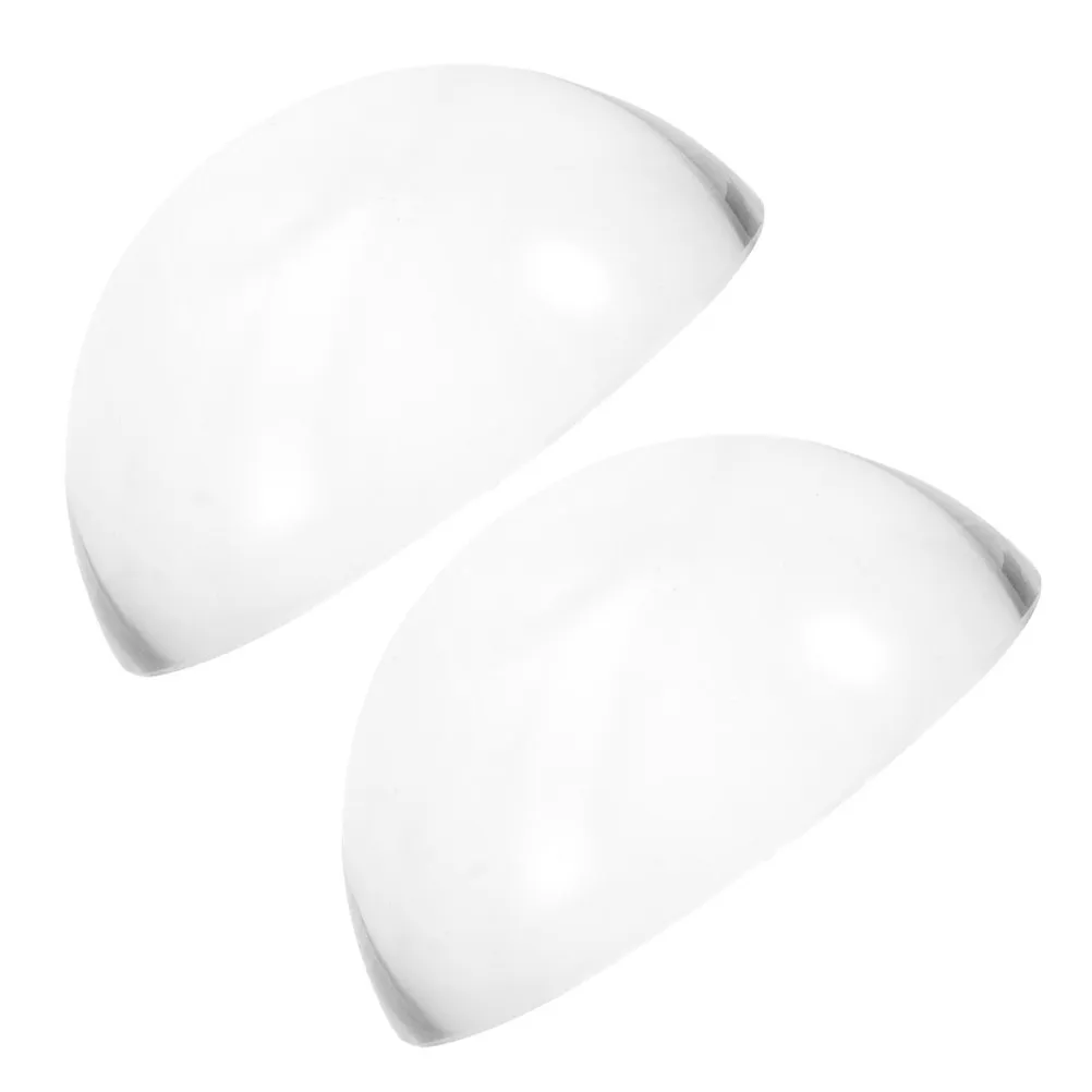 

2 шт. прозрачных стеклянных пресс-папье с гладкой поверхностью для каллиграфии, декора стола и раскроя ткани