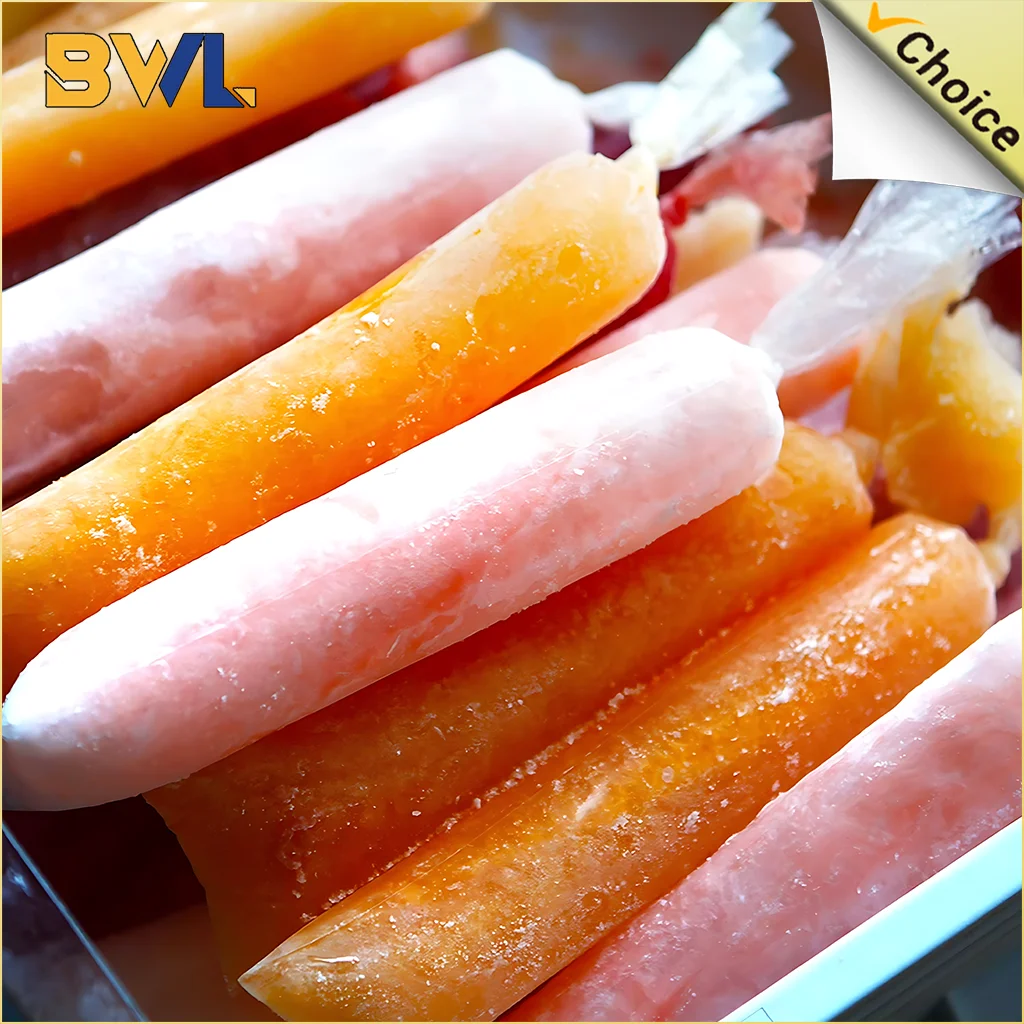 100-1000PCS Ice Bag Making Disposable Popsicle Ice Bag Home-made Ice Cream Self-sealing Bag Transparent Food Fruit Ice Bag