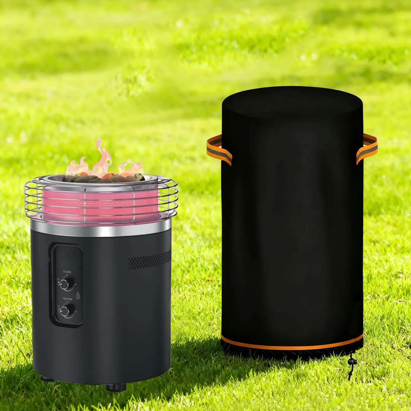 

Чехол для пожарной колонки для патио, сверхмощный водонепроницаемый защитный чехол для уличной мебели, пожарная колонна, чехол для камина для двора, балкона