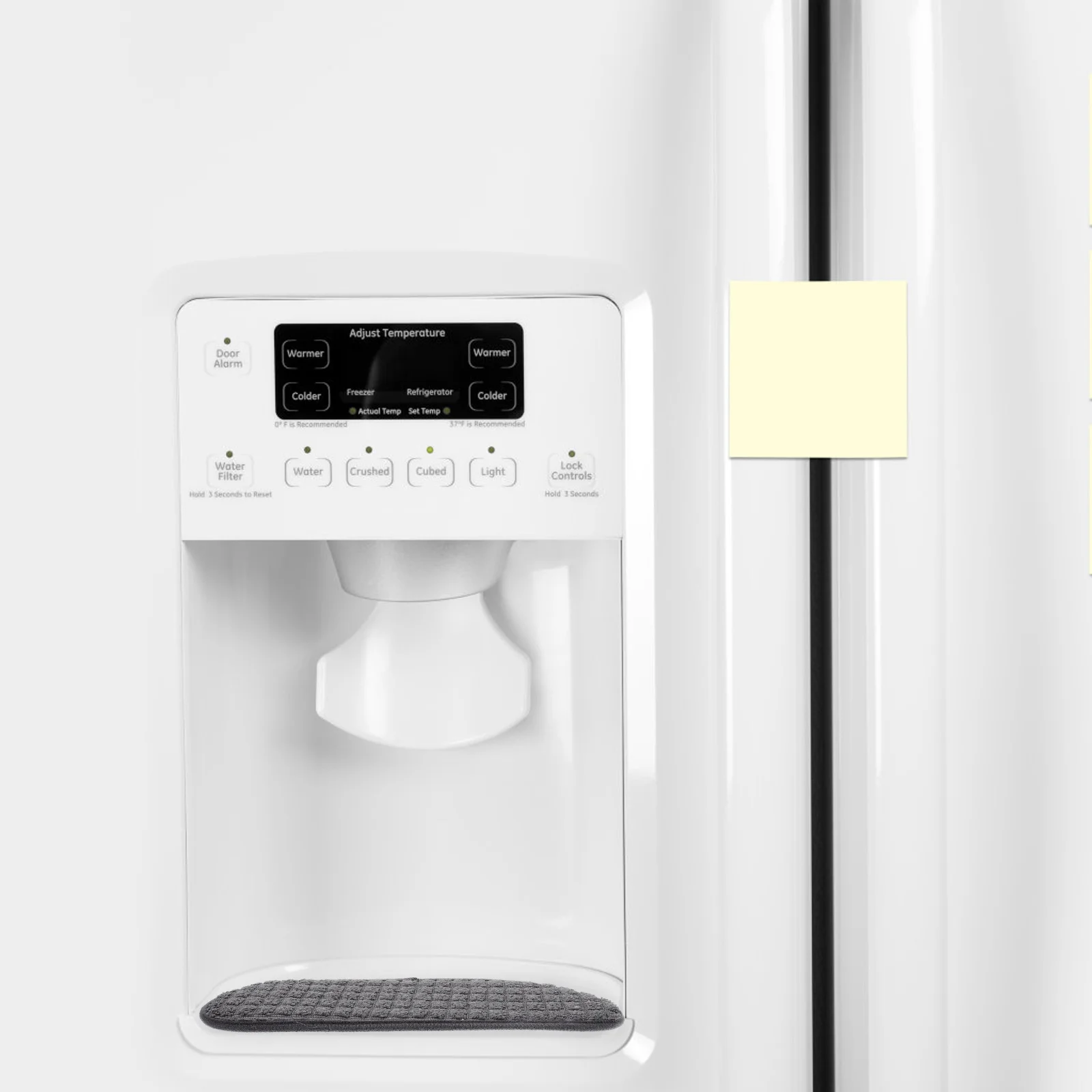 

2Pcs Reusable Fridge Drip Mat Premium Material Anti-Slip Water Absorption Leakage Prevention Long Service Life