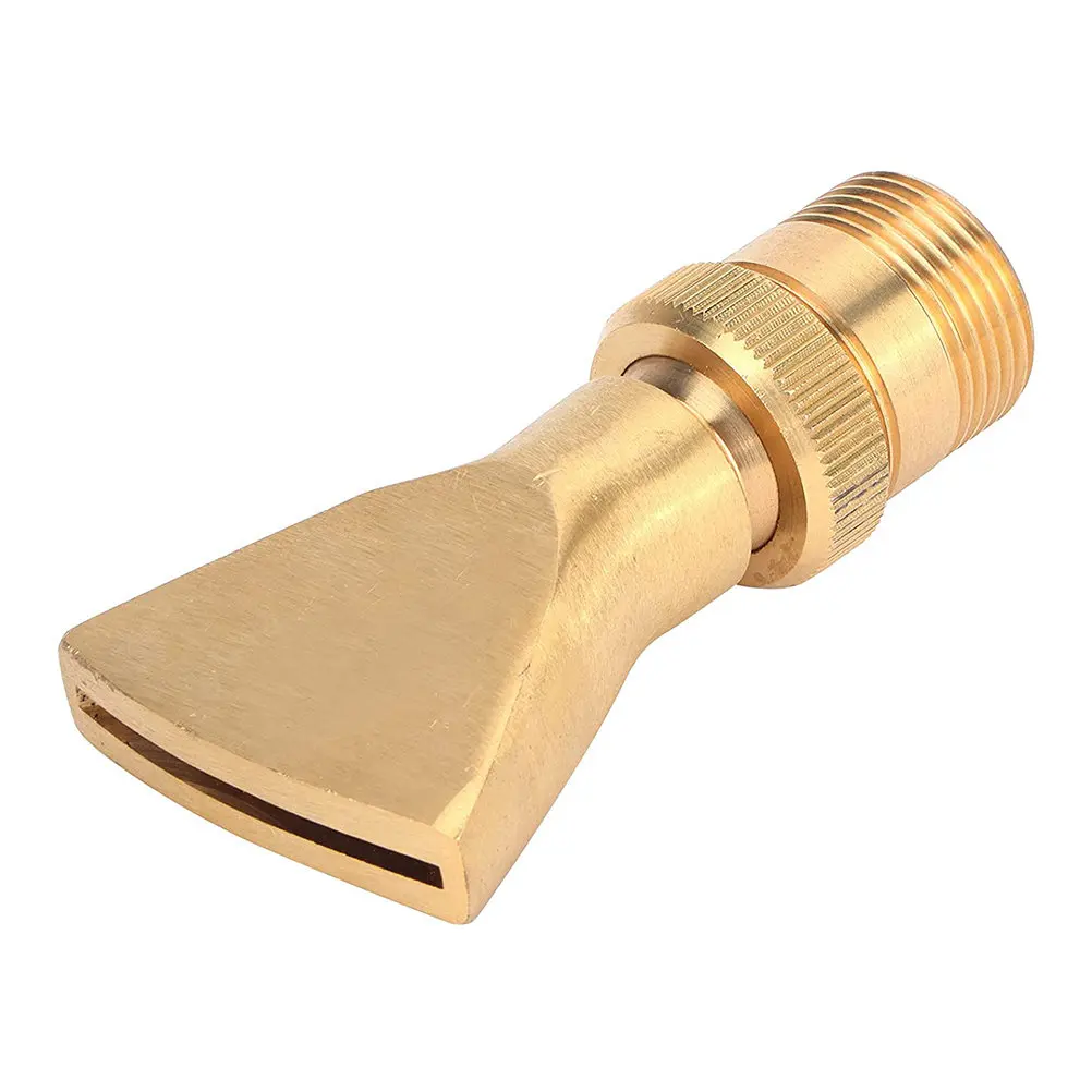 Fan-Shape Fountain Spray Head Copper Safe Durable Material Garden Pond Sprinkler Yard Water Sprinkler Fountain Supplies