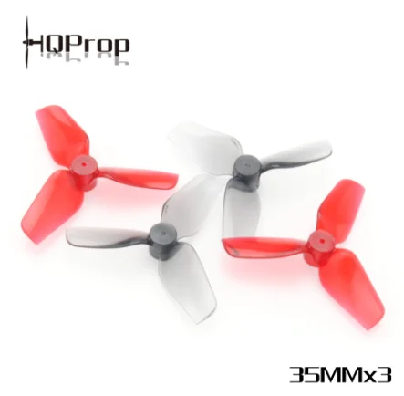 HQProp Micro Whoop 35MMX3 (2CW+2CCW)-Poly Carbonate-1MM Shaft