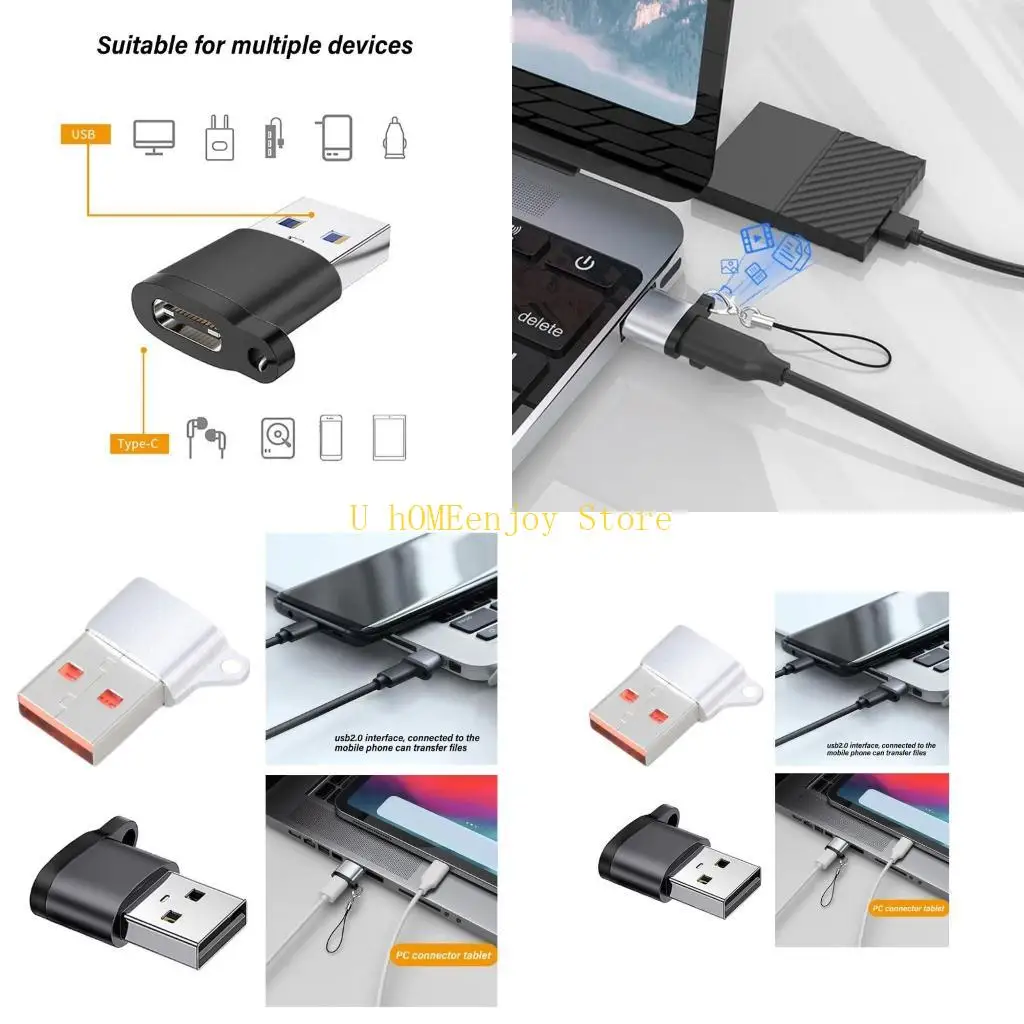 

B0KF USB C to USB Adapter, Supports 480Mbps Data Transfer for Electronics Gadgets