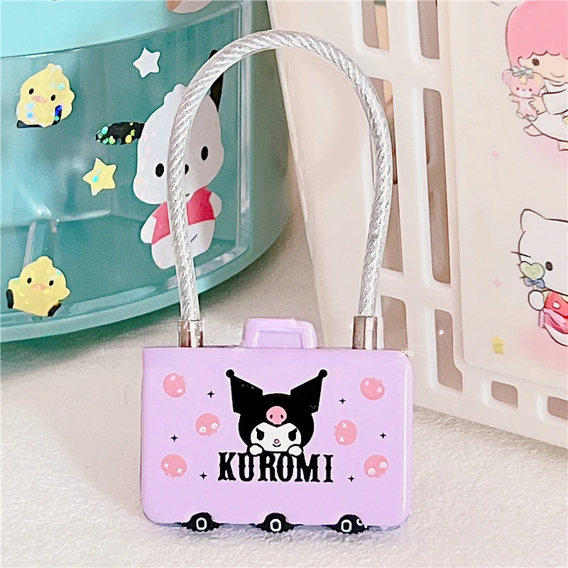Hello Kitty Kulomi Luggage Combination Lock - For Locking Dorm Lockers, Backpacks, and Travel Bags - view 2