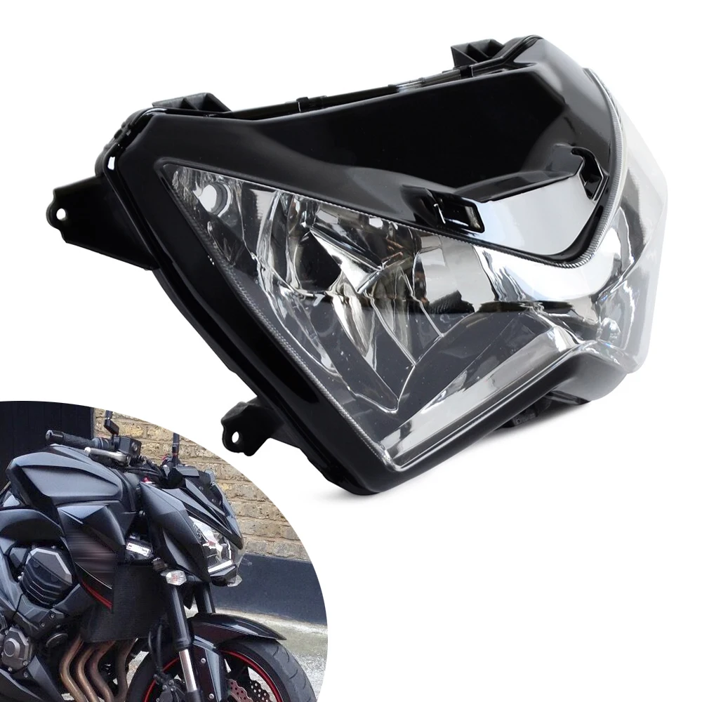 

Motorcycle ABS Plastic Front Head Light Headlamp Housing Case Headlight for Kawasaki Z250 Z800 2013 2014 2015