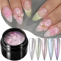Aurora Solid Nail Extension Gel Polish UV Builder Acrylic 3D Flower Drawing Unicorn Mermaid Nail Gel Soak Off Poly UV Gel Polish