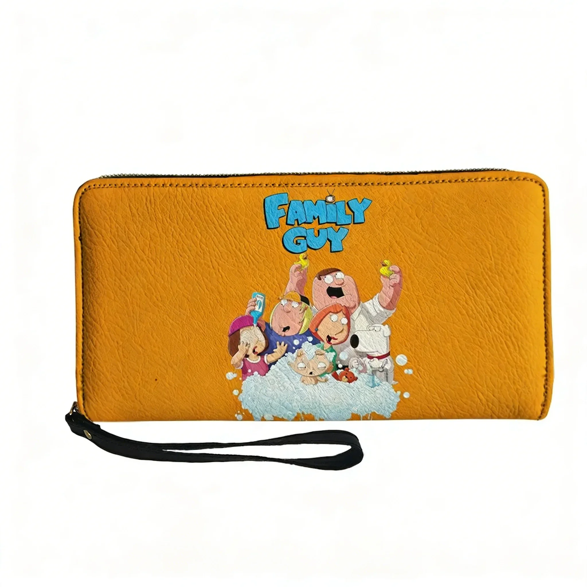 

Кошелек Family Guy, мужской, женский, подростковый, длинный кошелек на молнии с двойным принтом, портативный кошелек с индивидуальным фото, подарочная сумка