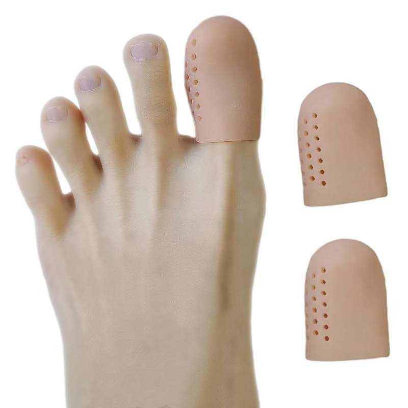 

6pieces=3pairs Toe Tube Hammer Protector Gel Silicone Finger Foot Care Bunion Corrector Separator Corns Blisters Pain Relief