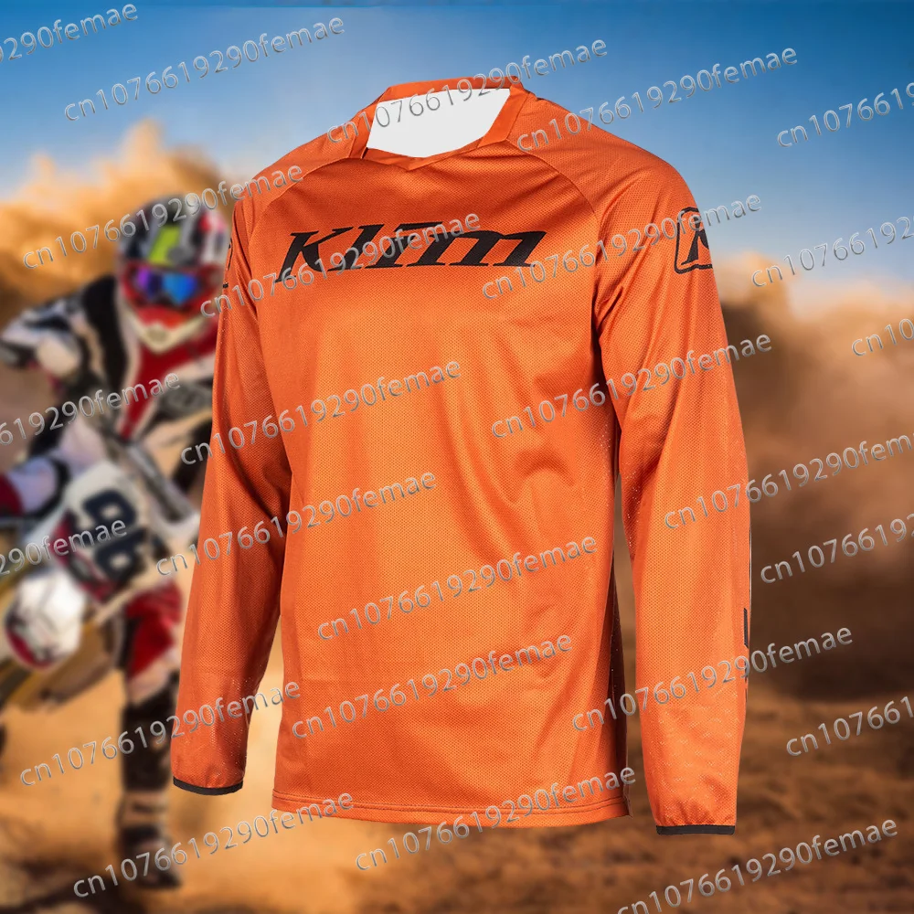 New Klim Men\'s Off-Road Motorcycle Mountain Bike Stunt Downhill Sports Riding Suit Daily Sweat Wicking Quick Drying Top