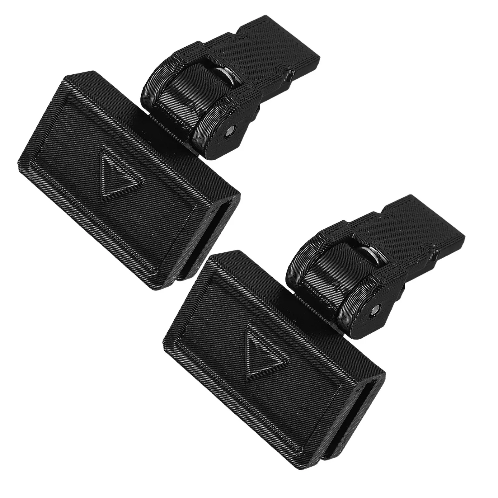 2Pcs Black Lid Folding Support Hinges Sturdy Dust Cover Replacement Hinge for Smooth Turntable Lid Movement Accessories