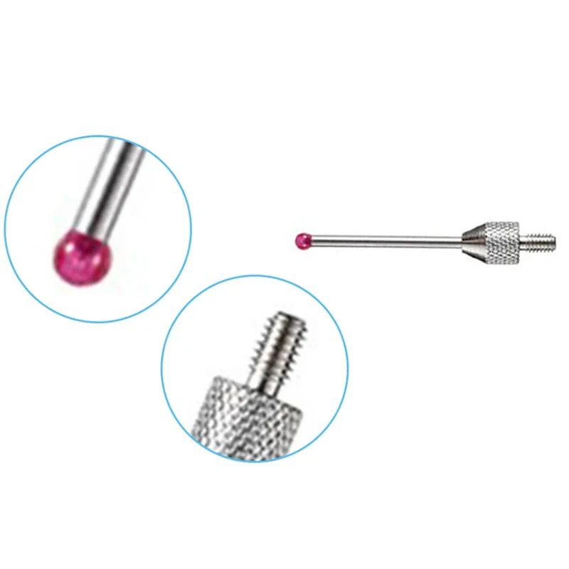 2 embouts de mesure de sonde CNC M2.5, stylet de 2Mm, arbre en porcelaine, jauge de hauteur CNC, sonde de mesure, Machines CMM A