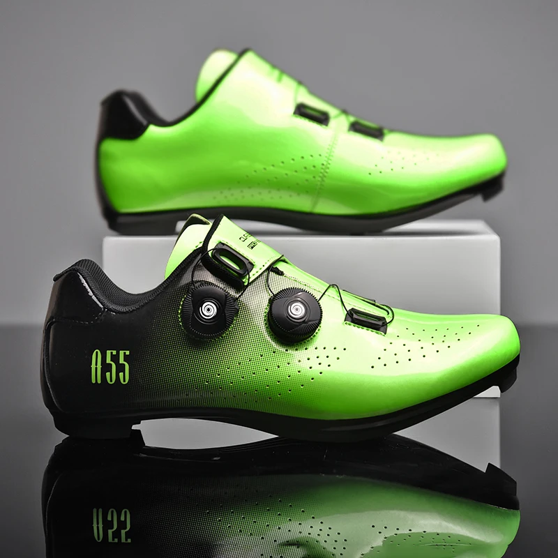 

Custom Breathable Race Shoes Men's and Women's Road Bike Self-locking Bike Shoes