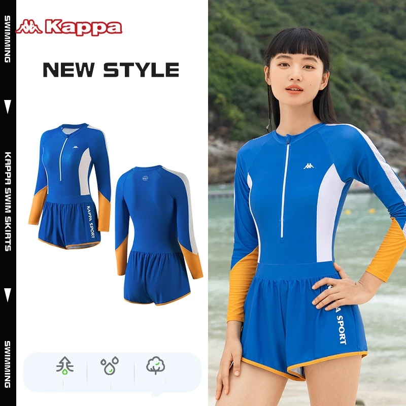 Women Professional Short/Long Sleeve WaterProof Surfing Athletic Push Up SwimWear Front Zipper Quick-Dry Bathing Beach SwimSuit