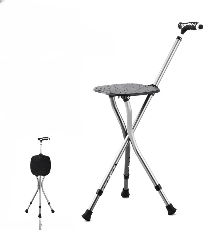 

Crutch stool anti-slip crutch crutch portable seat elderly chair crutch crutch