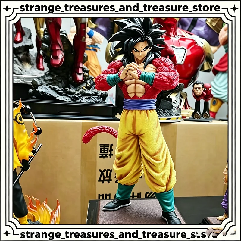 Figuras de Anime Dragon Ball de 55cm, 2%&Jt Studio, Figuras de Son Goku Ssj4, Super Saiyan 4, Estatua de PVC de Goku, Modelo Coleccionable, Juguetes, Regalos