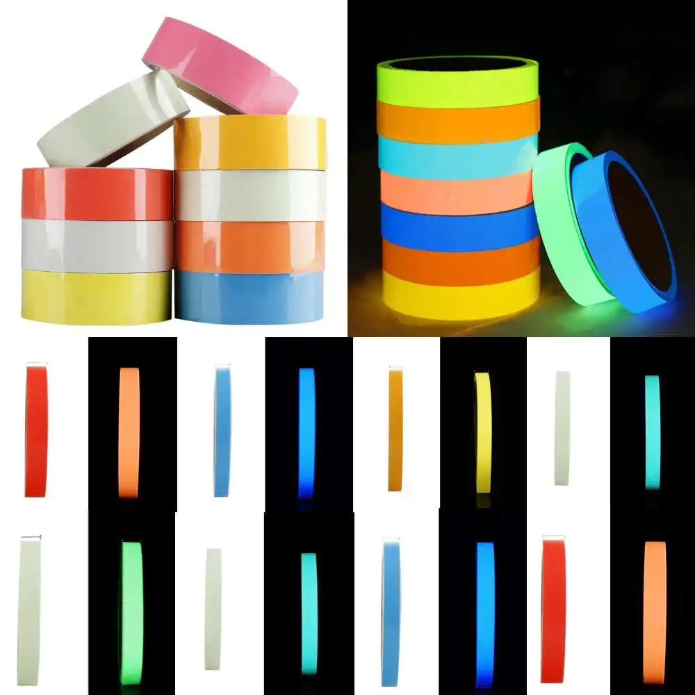 Luminous Tape Luminous Tape Green Warning Ground Light Storage Stair Anti Slip Sticker Reflective Fluorescent Tape