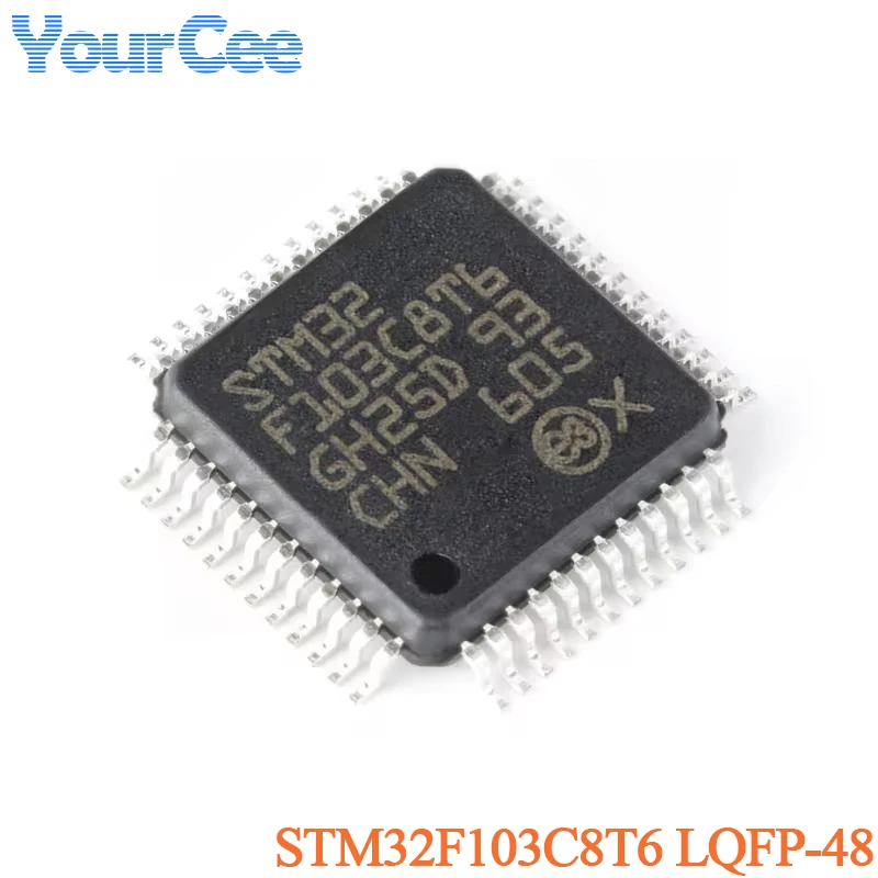 10pcs/1pc STM32F103C8T6 STM32F103 STM32 LQFP48 LQFP-48 ARM Cortex-M3 32-bit Microcontroller MCU IC Chip