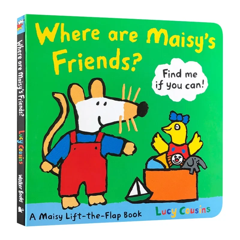 Where Are Maisy's Friends, Lucy Cousins, Baby Children's books aged 1 2 3, English picture book, 9780763646691
