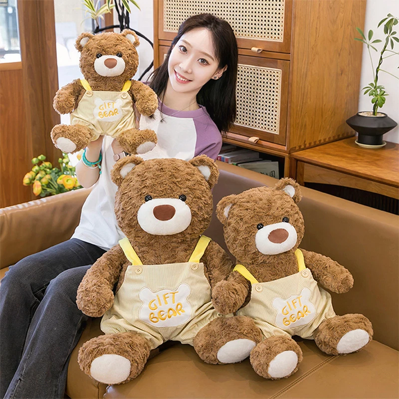 

Kawaii Plush Teddy Bear Sitting Posture Stuffed Doll Soft Cute Cuddly Toy for Kids Birthday Xmas Gift Large Small Size Wholesale