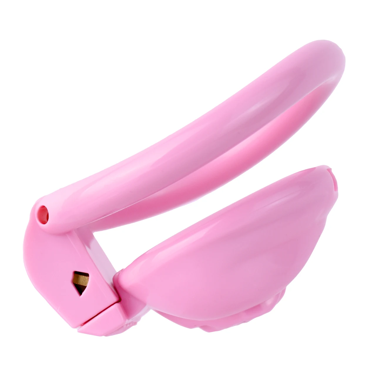 Jouets sexuels féminins en forme de chatte rose pour adultes, chasteté, clitoris, vagin, entraîneur gay, bondage avec 4 anneaux de base, produits pour adultes