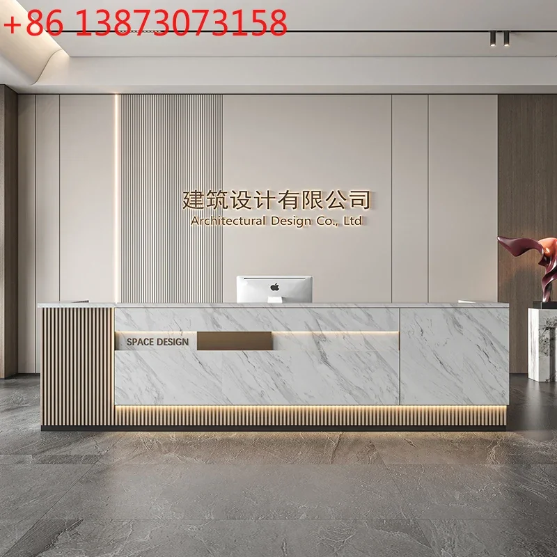 

Company reception desk Beauty salon Bar checkout page Hotel lobby welcome desk9344