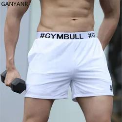 GANYANR Running Shorts Men Basketball Gym Clothing Training Leggings Summer Sportswear Athletic Exercise Football Crossfit
