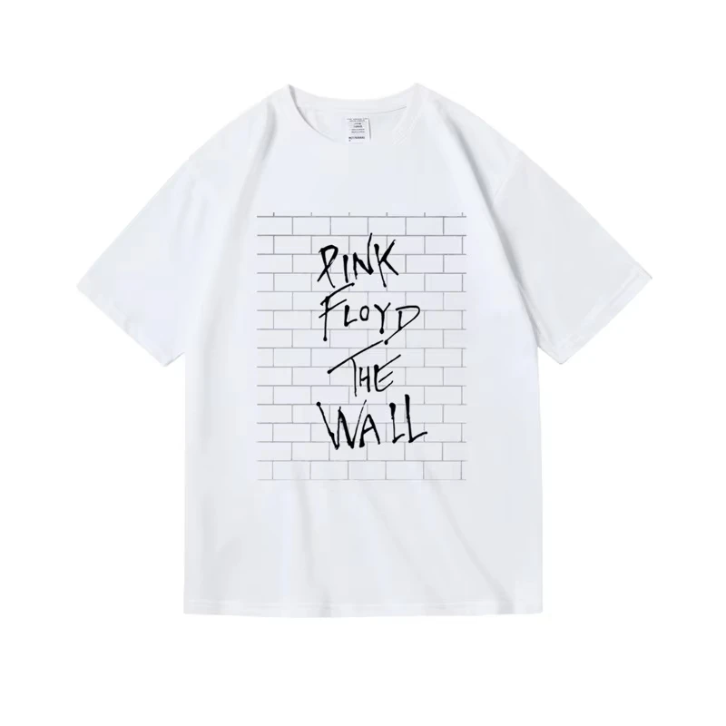 الوردي فلويد الجانب المظلم من القمر ألبوم الفن قمم تي شيرت خمر الرجال النساء المتضخم ملابس قطنية الهيب هوب للجنسين المحملة الملابس #1