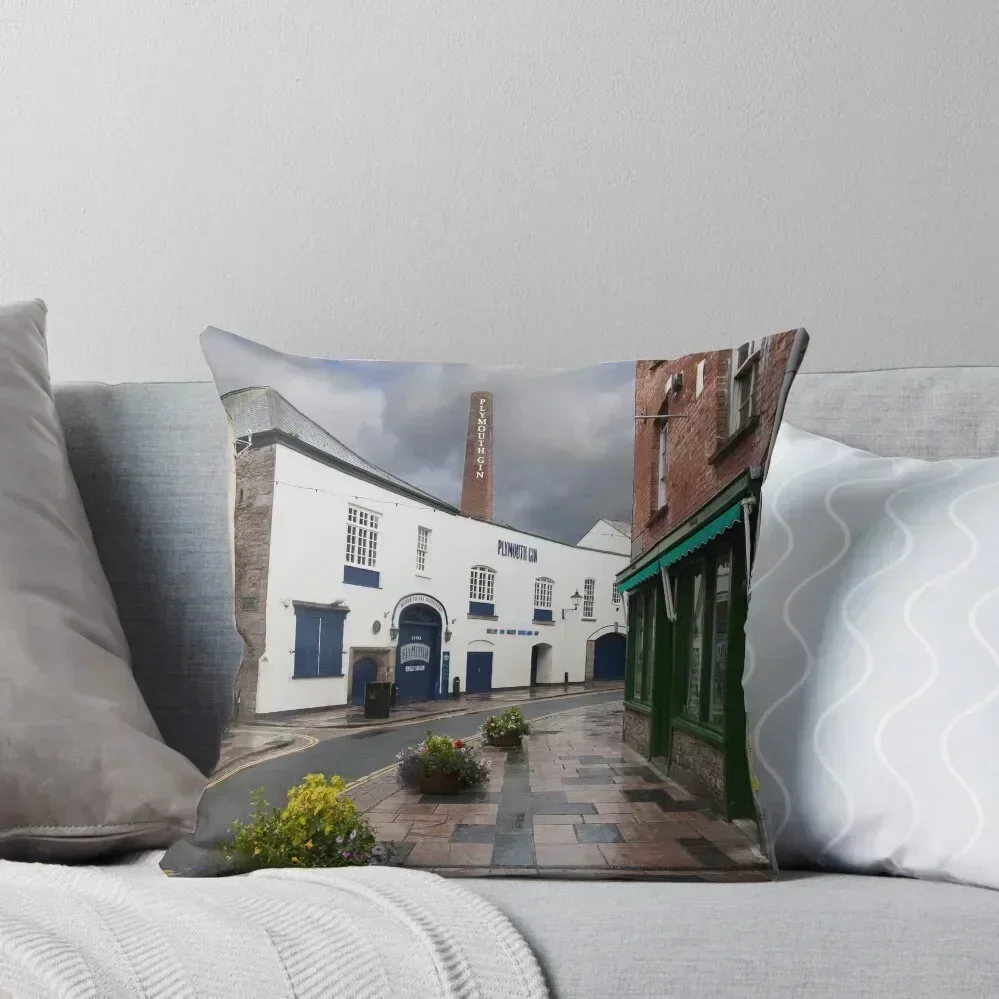 

Plymouth Gin Distilery: The Barbican Plymouth. UK. Throw Pillow christmas decorations for home 2025 Decorative Cushion pillow