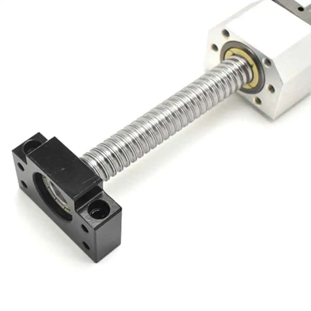 Imagem -04 - Personalizado Impressora 3d Bola Parafuso Conjunto c5 Usinado Peças de Máquinas Cnc Bola Porca Habitação bk bf Modo Sfu2005