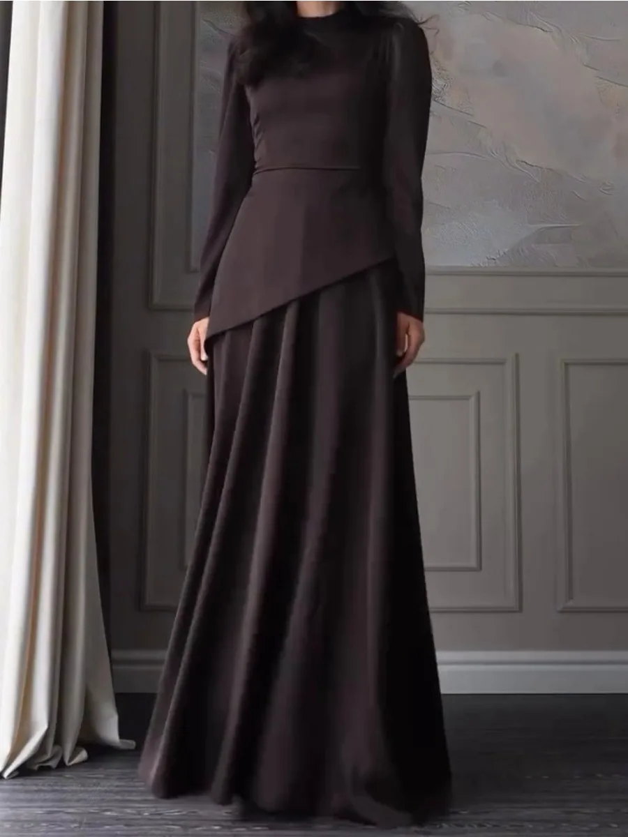 

Women Two Piece Set Muslim Shirt Skirt Suits Ramadan Morocco Dubai Abayas Islam Eid Outfits Suits Jalabiya Musulman Ensemble