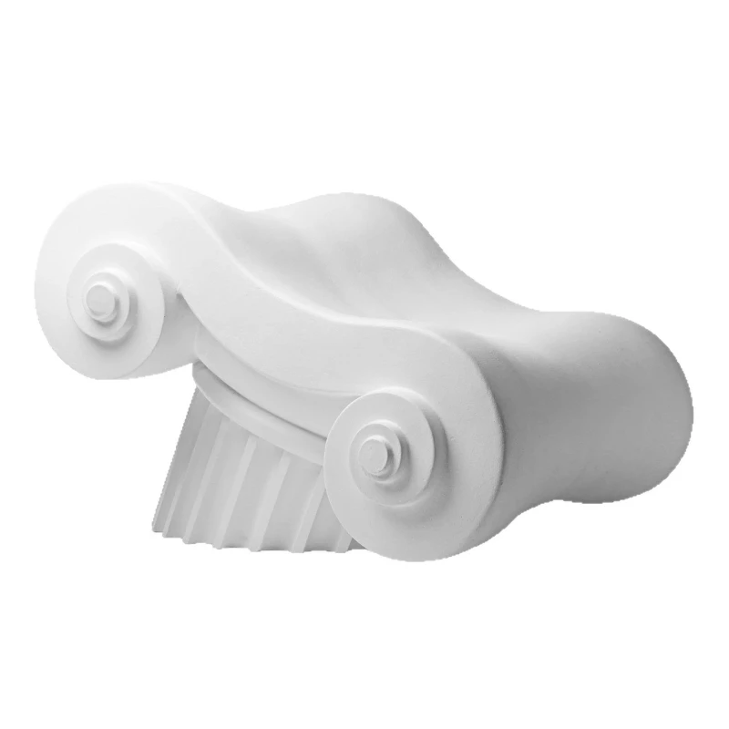 Nordic designer Roman column gear special-shaped leisure chair Internet celebrity classic retro fiberglass simple single