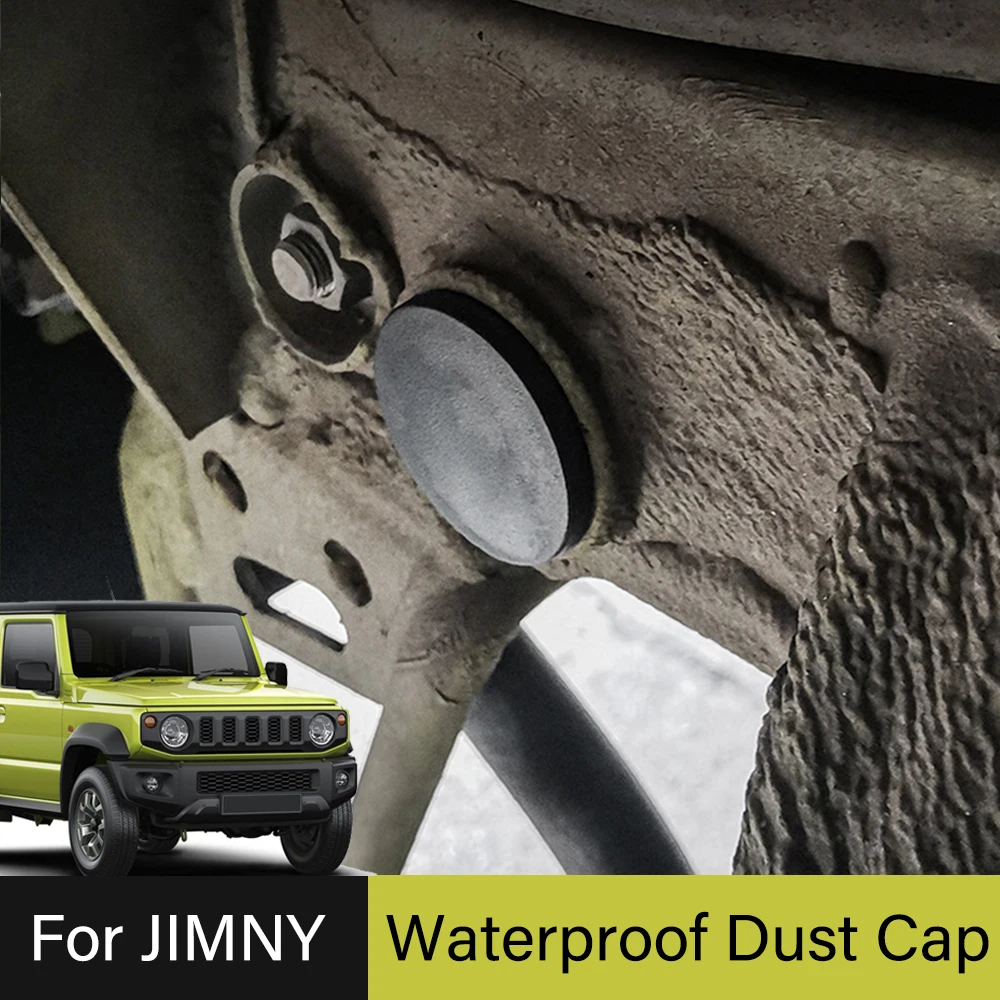 11PCS Waterproof Dust Cover Cap Car Chassis Round Hole For Suzuki Jimny 2019 2020 JB64 JB74 Styling Exterior Accessories