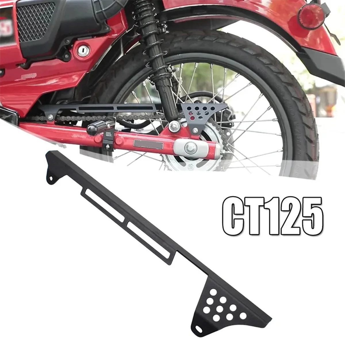 Chain Guards for Honda Hunter Cub Trail 125 Chain Protector Cover CT125 2020 2021 2022 Motorcycle Equipments Parts