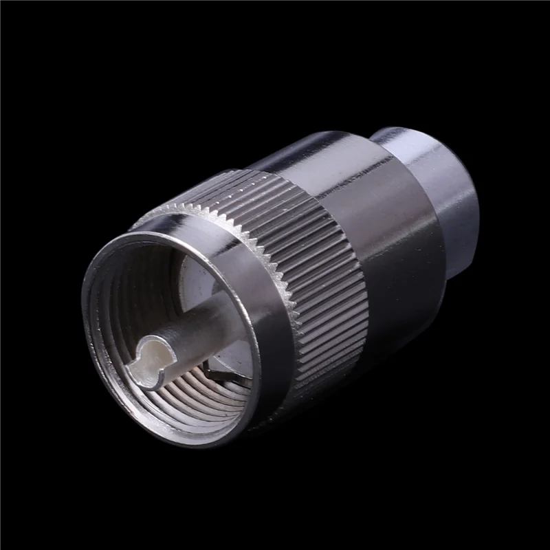 

2025 Hot Style 50Pcs Connector UHF Male PL259 Plug Solder RG8 RG213 LMR400 7D-FB Cable Silver