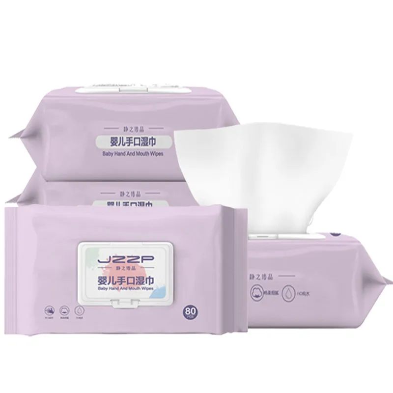 ใหม่ในครัวเรือน 80 ปั๊มถุงขนาดใหญ่ผ้าเช็ดทำความสะอาดเด็กผ้าเช็ดทำความสะอาดพิเศษสำหรับเด็กผ้าเช็ดทำความสะอาดแบบเปียกผ้าเช็ดทำความสะอาดแบบหนากระดาษผ้าเช็ดทำความสะอาดเปียก